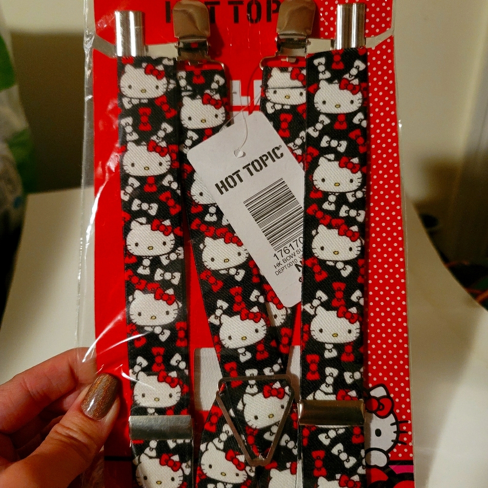 Hello Kitty suspenders